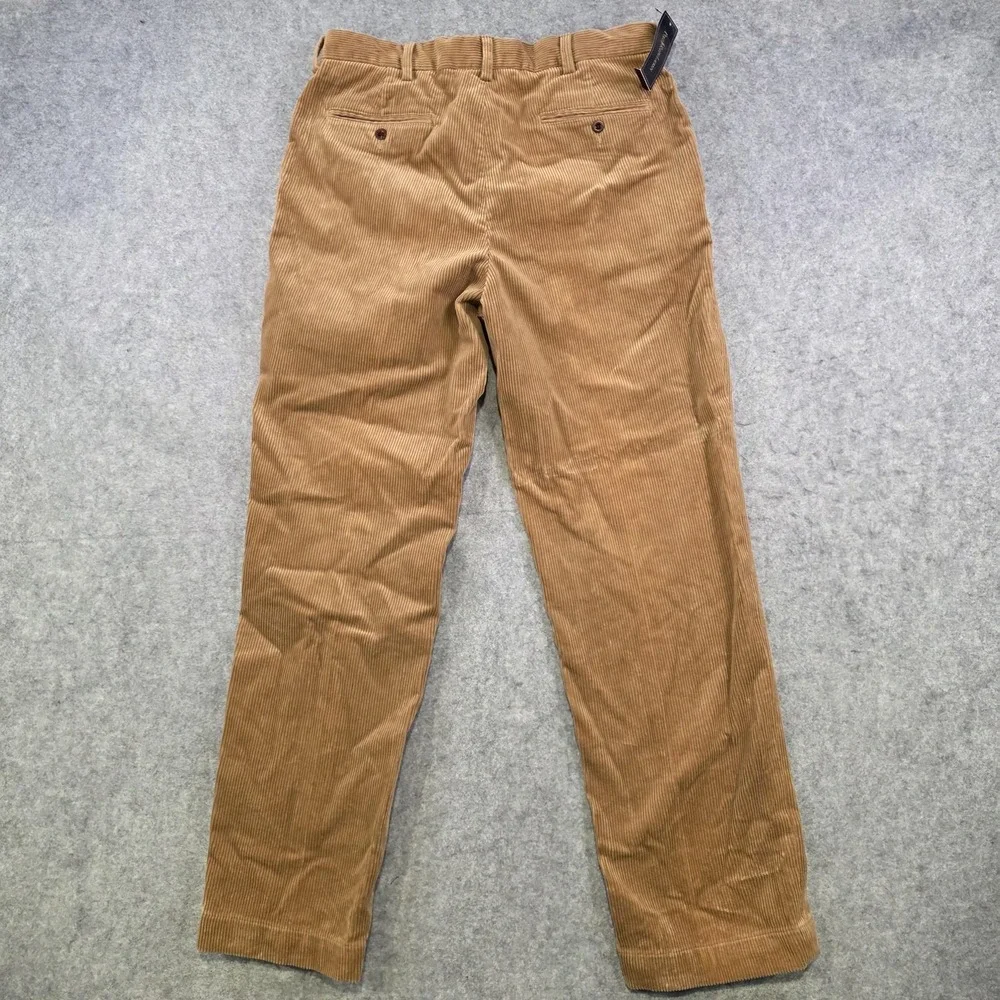 Polo‎ Ralph Lauren Pants Mens 35x32 Brown Corduroy Preston Prospect Chino NWT